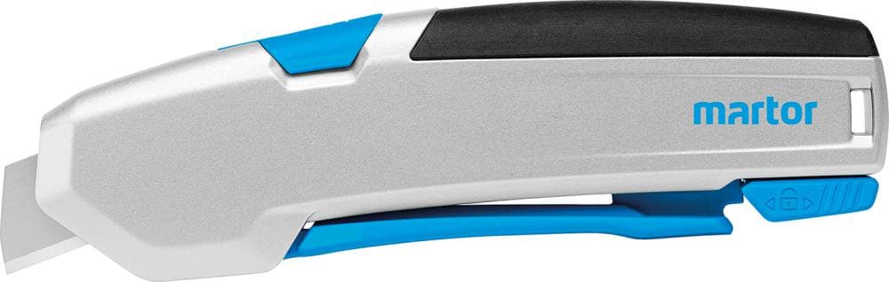 Cuțit de siguranță Secupro 625 cu lamă trapezoidală Nr. 625095 cu indicator, MARTOR