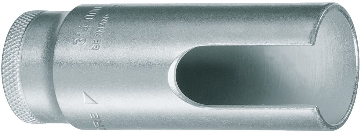 Cheie tubulară pentru supapă unghiulară, 82 mm, Ø interior 27 mm, 314000, GEDORE
