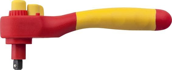 Antrenor clichet 1/4" VDE, reversibil, 145 mm, 43054, Wiha