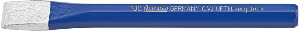 Daltă dreaptă pentru gresie și faianță, coadă în 4 muchii, 100x8mm, tăiș 10mm, FORUM