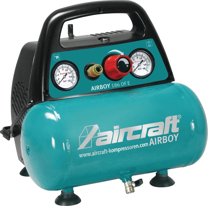 Compresor Airboy 186 OF E, 1100W, max 90 bar, zgomot 97dB, AIRCRAFT