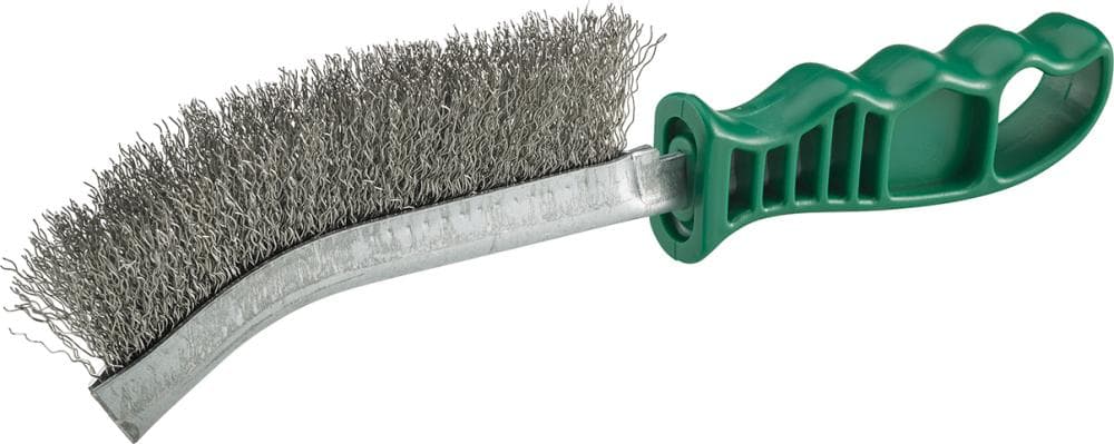 Perie de sârmă din inox universală, sârmă ondulată 0,3 mm, 265/140 mm, FORTIS