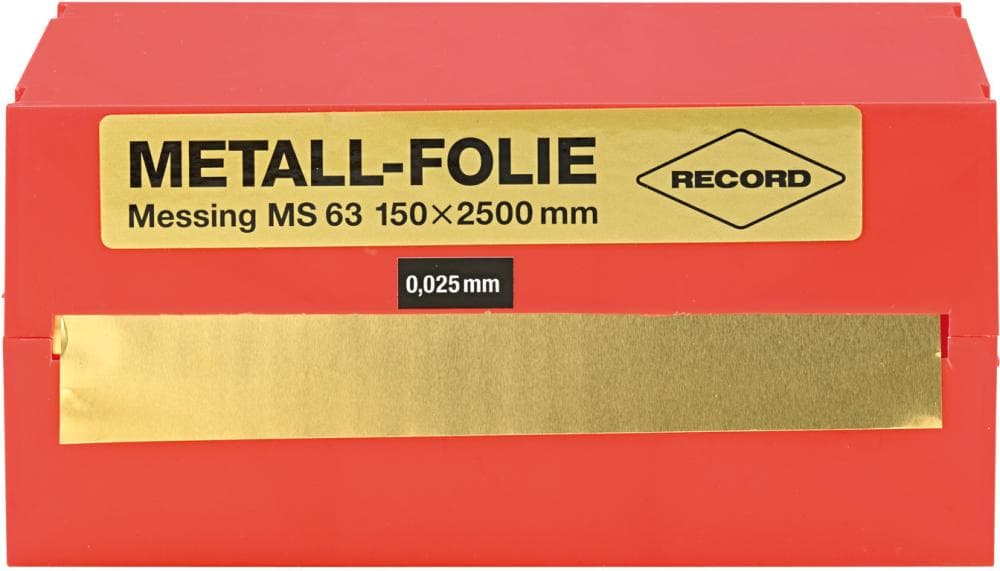 Folie calibrată din oțel nealiat RECORD