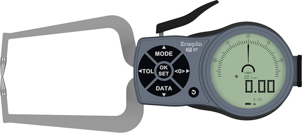 Palpator rapid de exterior 0-20mm, adâncime 85mm, IP67, KROEPLIN
