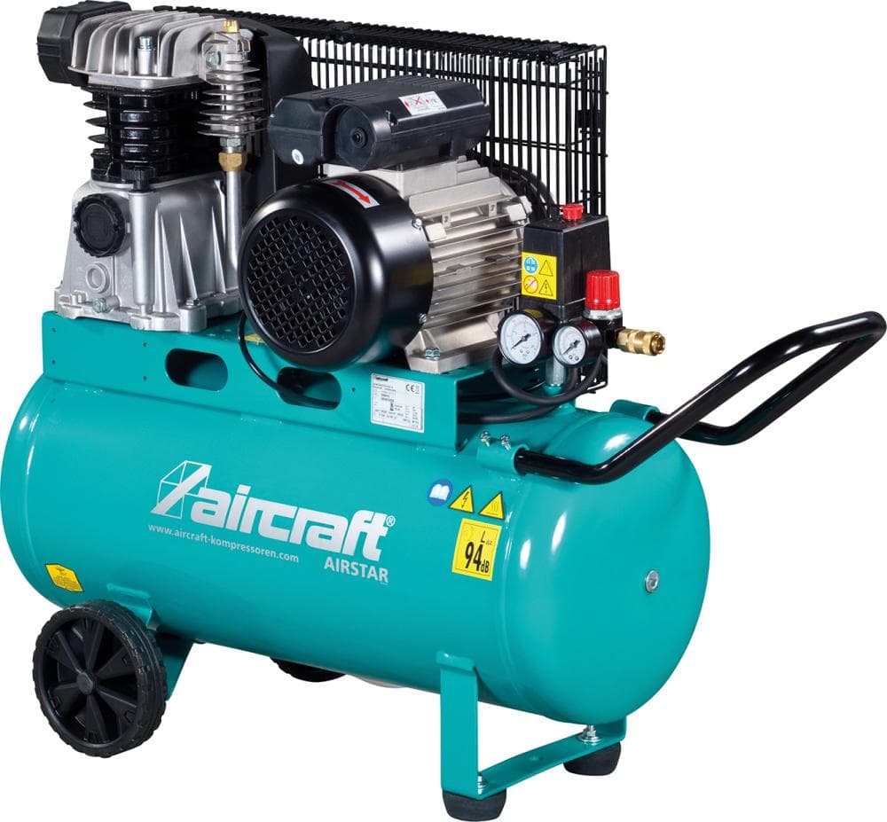 Compresor Airstar 401/50 E, 2200W, presiune max 10 bar, zgomot 96 dB, AIRCRAFT