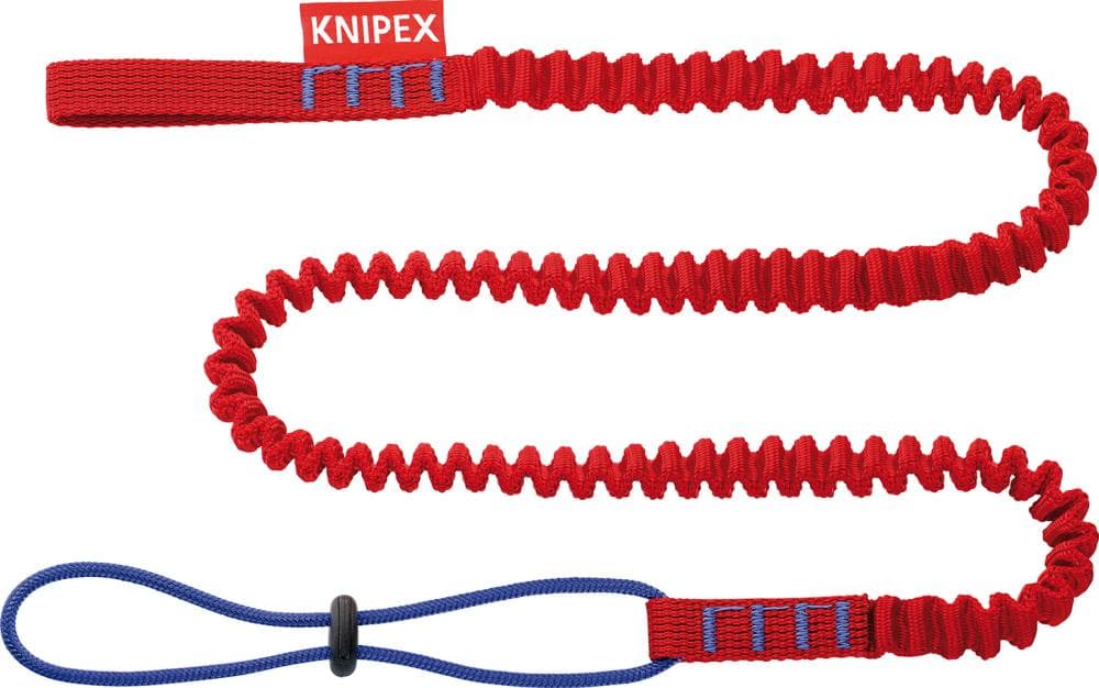 Cablu de siguranță pentru scule, coardă 1,5 m, 00 50 01 T BK, KNIPEX