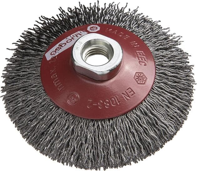 Perie conică Xtreme din oțel 100x0,3 mm, ondulată, OSBORN