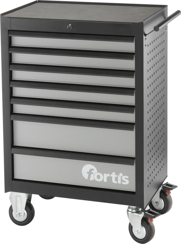 Dulap de scule mobil 680x460x1020 mm, 7 sertare, FORTIS