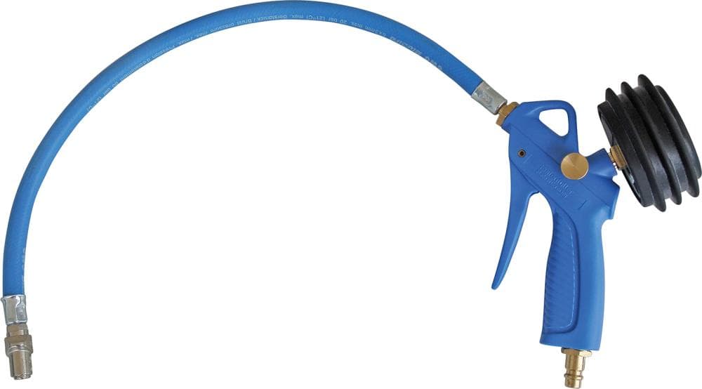 Pistol de aer cu manometru Pneulight, 0-10 bari, conector rapid, EWO