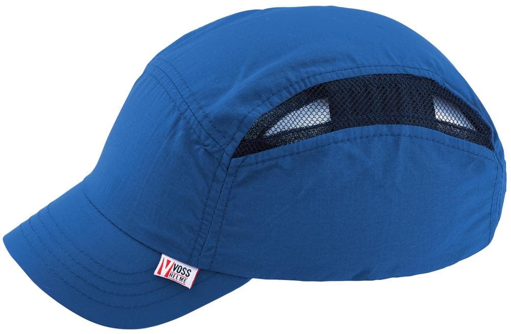 Șapcă de protecție Modern Style cu cozoroc 50mm, albastru cobalt, Voss