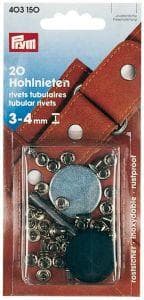 Nit tubular MS nichel 7.0 mm, set 15 bucăți, Prym