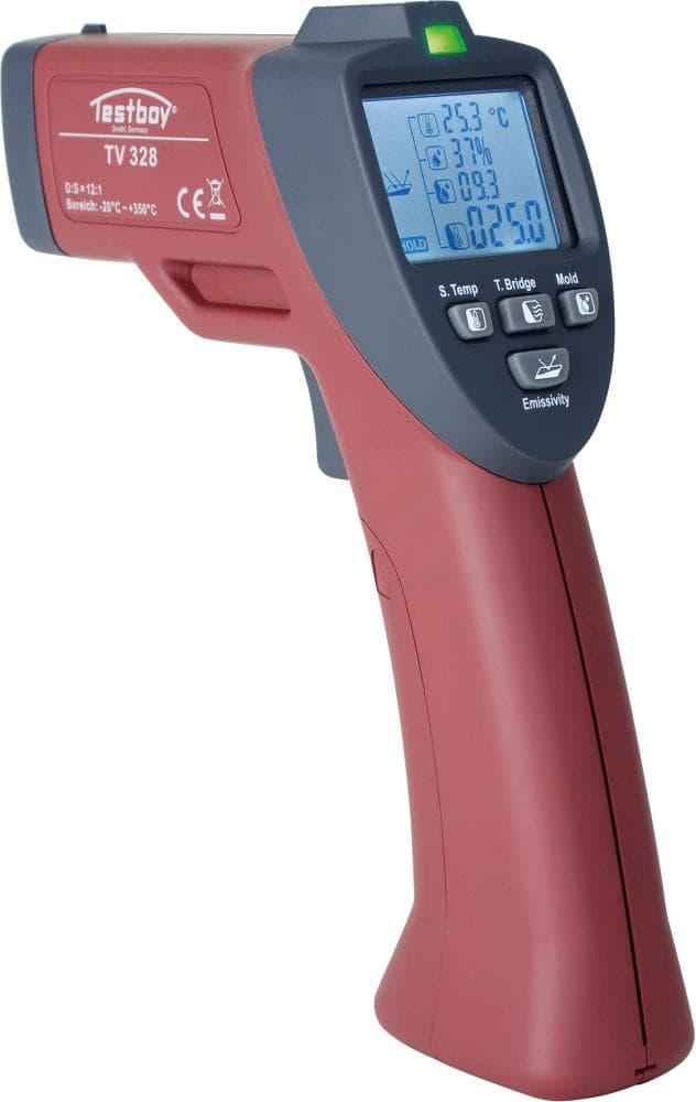Detector mucegai cu infraroșu TV 328, -20 - +350°C, 62401000, TESTBOY