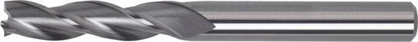 Freză cilindro-frontală extra lungă, carbură monobloc 3.0 mm, DIN 6563 HA, FORUM