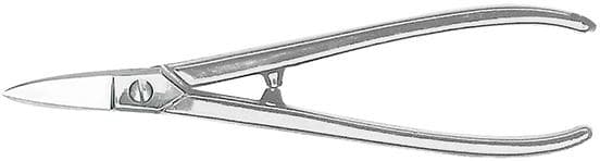 Foarfecă pentru bijuterii, dreaptă, cu mânere deschise, 180 mm, Erdi