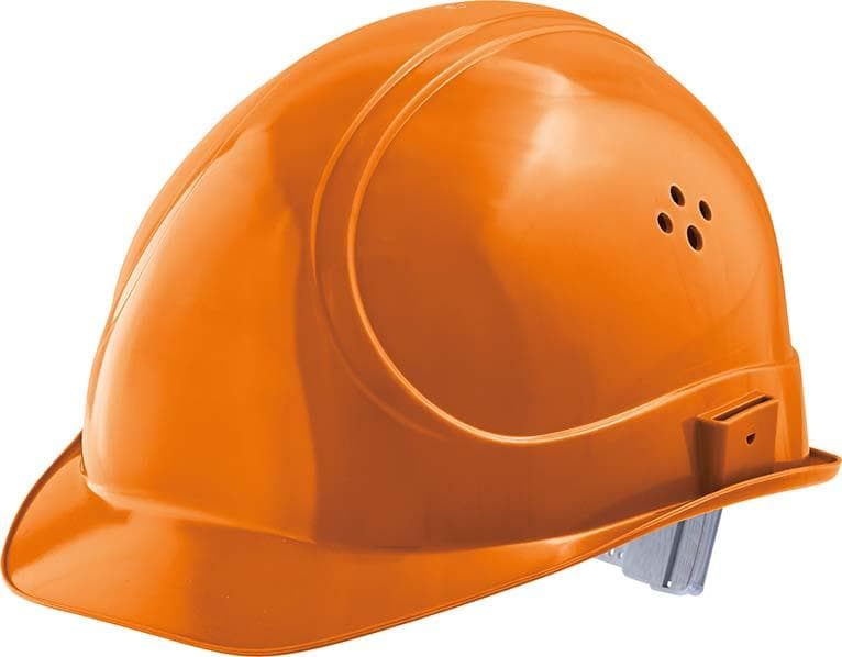 Cască de protecție din polietilenă INAP-Master 4, 51-64 cm, portocalie, Voss