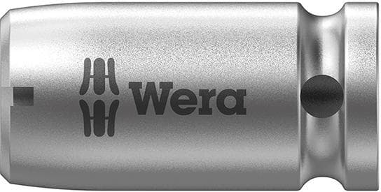 Adaptor de biți, antrenare 1/4", prindere 1/4", 25 mm, cu inel de siguranță, 05042605001, Wera