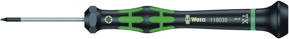 Șurubelniță pentru electroniști, T1x40, TORX® interior, 05118035001, Wera