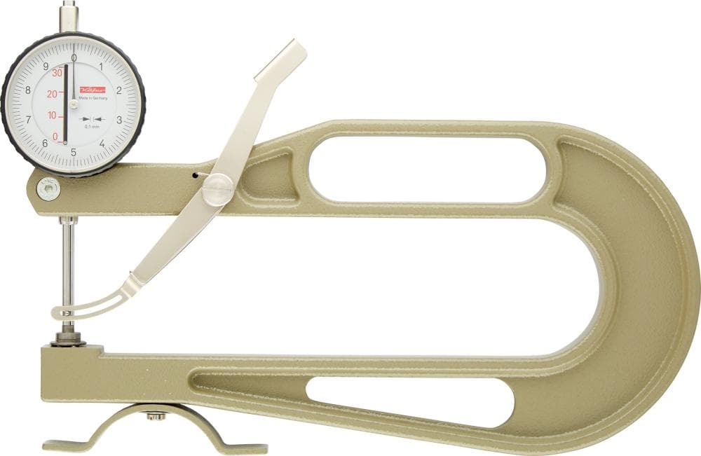 Indicator de grosime 0-30 mm, adâncime suport 200 mm, KÄFER