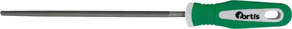 Pilă rotundă, 200x7,5 mm, dantură 2, cu mâner, DIN 7261F, FORTIS