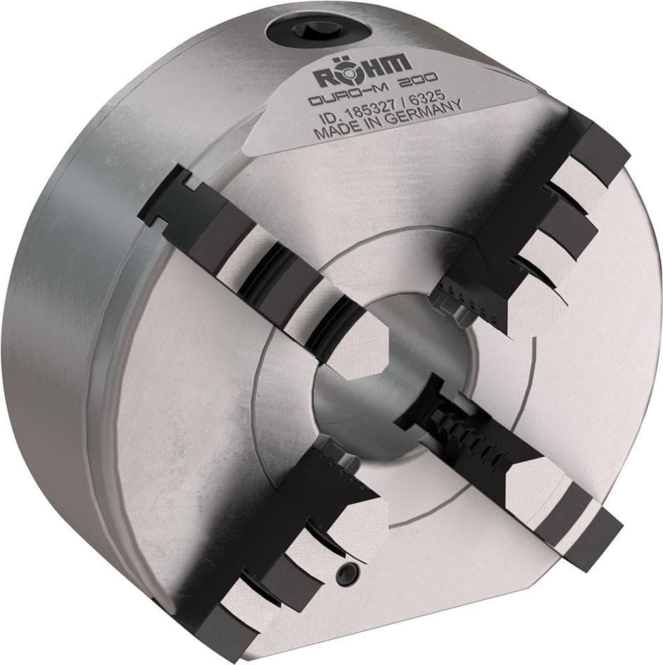 Universal de strung cu 4 bacuri DURO-M 80/4 DIN 6350, cu prindere cilindrică, RÖHM