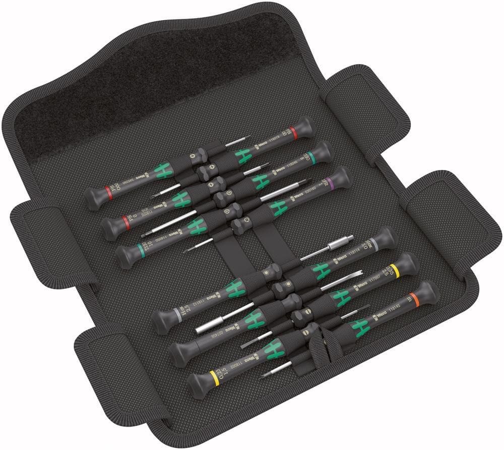 Set șurubelnițe pentru electricieni Kraftform Micro 12, 12 piese, 05073677001, Wera