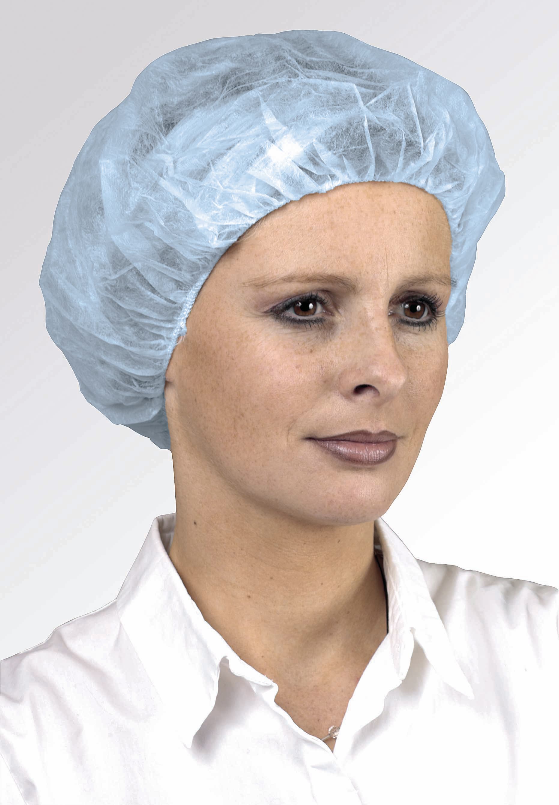 Bonetă sanitară albastră, cutie 100 buc, COVERGUARD