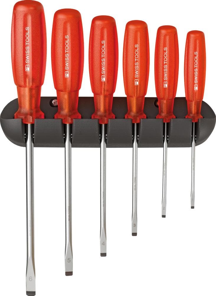 Set de șurubelnițe pentru șuruburi drepte, 6 piese, Multicraft, PB Swiss Tools