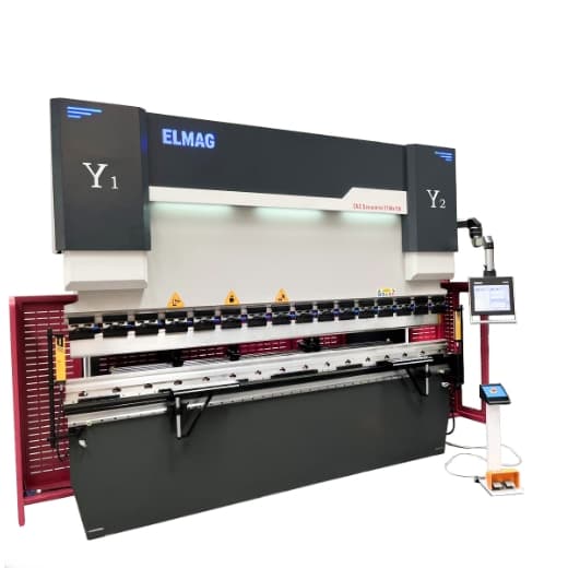 CNC Presă abkant servo-hidraulică SAP 3200x160T, cu sistem DELEM DA-58T-Touch, 11 kW, ELMAG