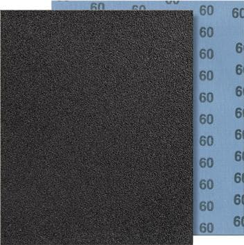 Coală abrazivă pe suport textil, granulație 40, 230x280mm, albastră, corindon, FORTIS