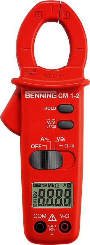 Multimetru digital tip clește CM 1-2, BENNING