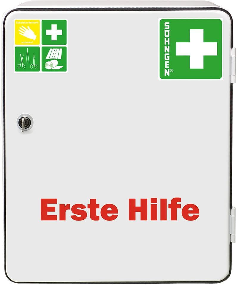 Cabinet de prim ajutor Heidelberg, 302x362x140 mm, DIN 13157, alb, Söhngen