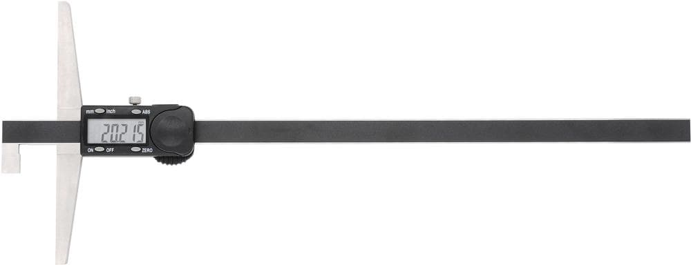 Subler digital de adâncime, cu cârlig, IP54, 300x150x0,01 mm, FORTIS