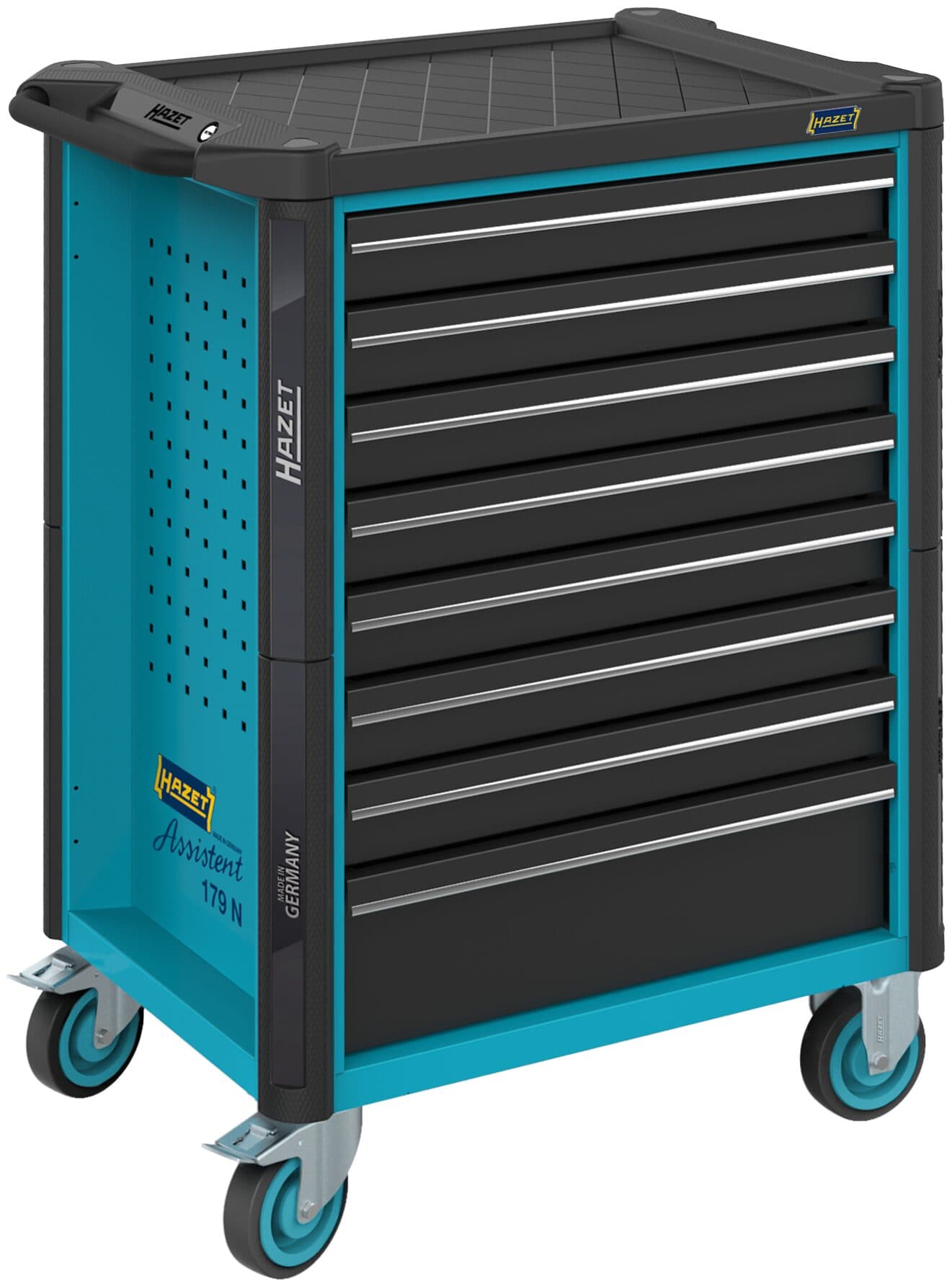 Dulap de scule mobil 785x518x1020 mm, 8 sertare, Hazet