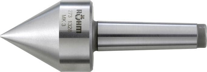 Vârf de centrare rotativ, coadă conică MK2, Ø42mm, A61mm, 10613, RÖHM