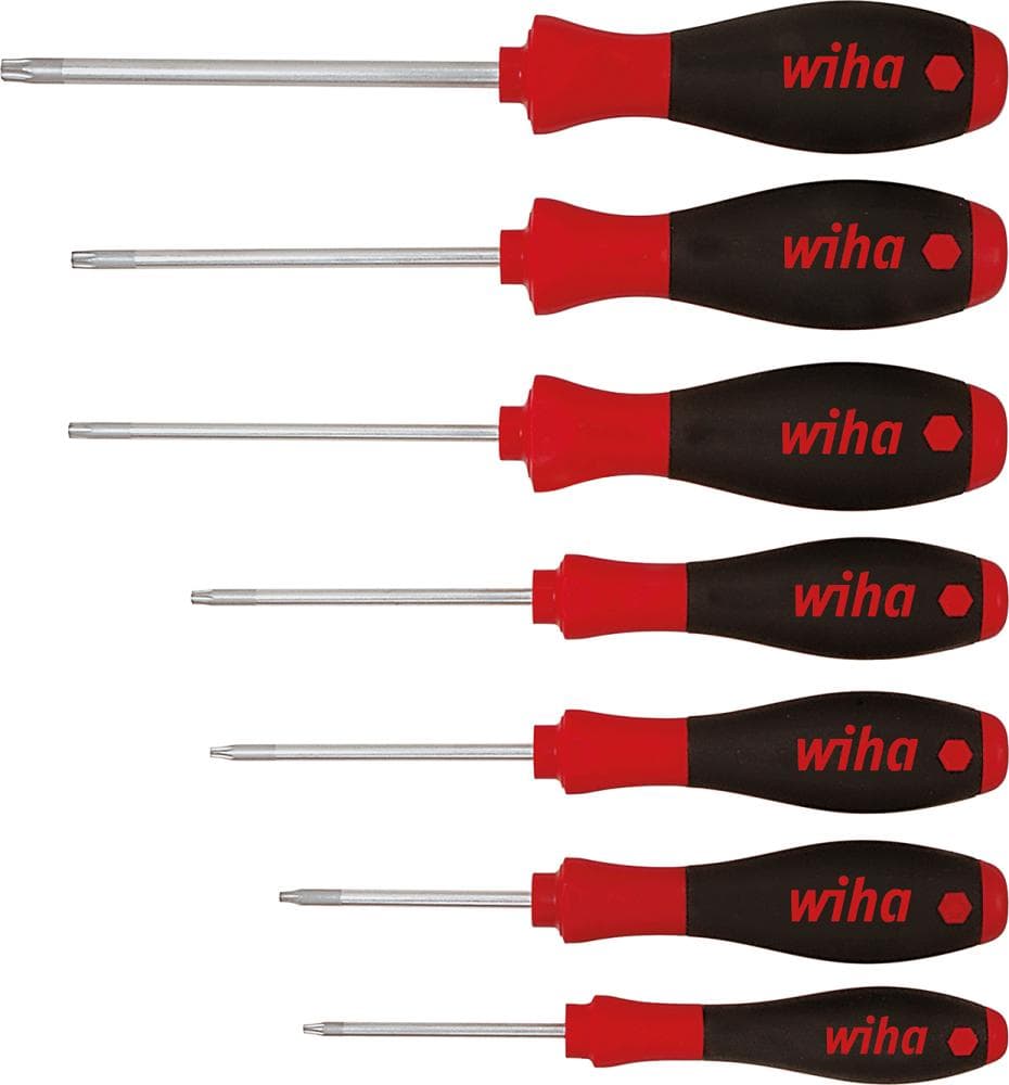Set 7 șurubelnițe SoftFinish® pentru șuruburi TORX®, 01299, Wiha