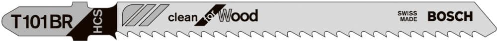 Pânză de ferăstrău pendular T101 BR, 100mm, pachet 5 bucăți, 2608630014, Bosch