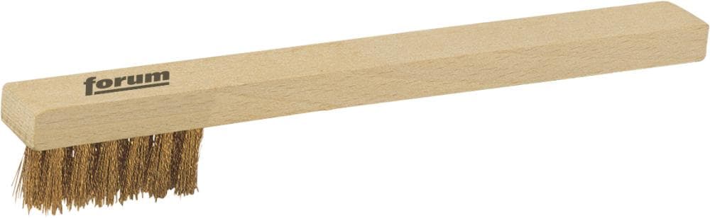 Perie de sârmă din alamă pentru bujii, ondulată, sârmă 0.20mm, 200/45mm, FORUM