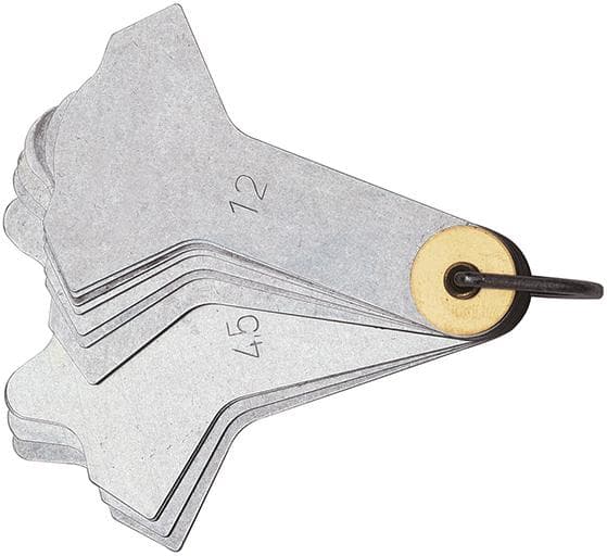 Leră pentru sudură, cu 12 lamele, 3-12 mm, FORUM