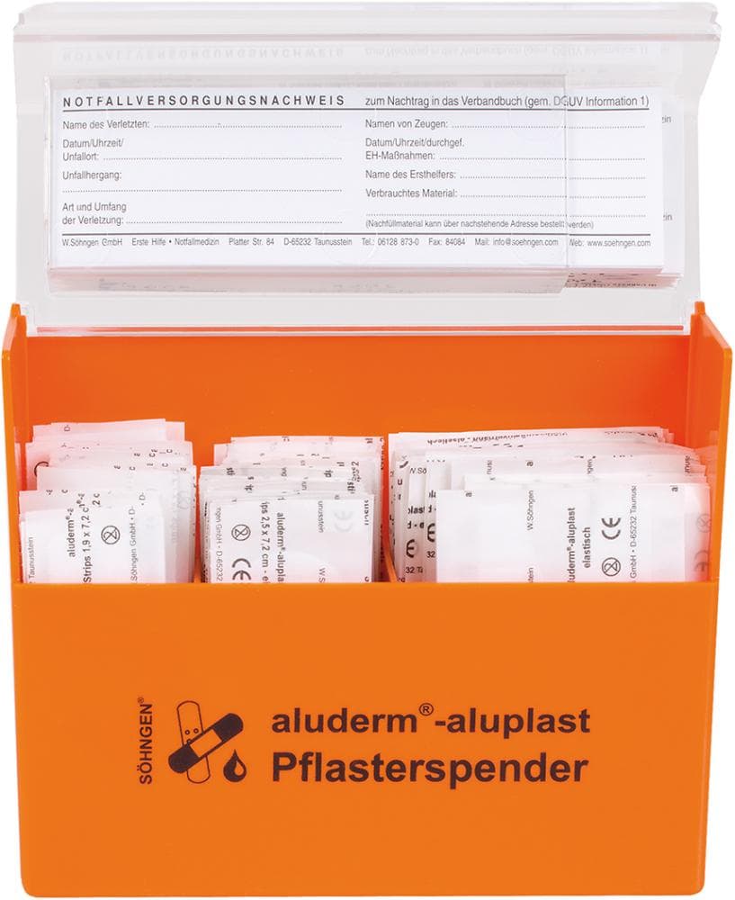 Dozator de pansamente aluderm®-aluplast, 160x122x57 mm, Söhngen