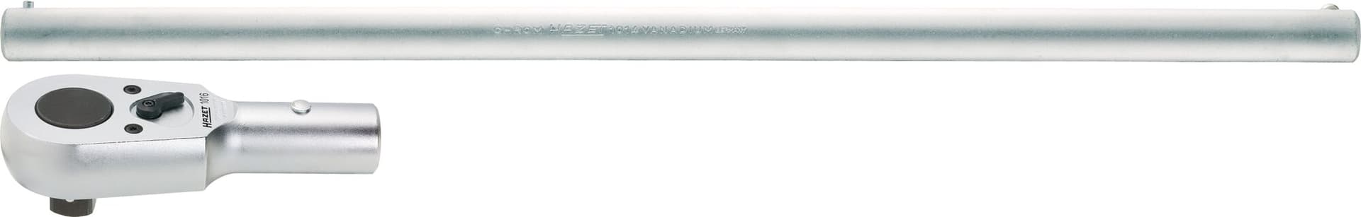Antrenor clichet reversibil 3/4", 32 dinți, 620 mm, Nr.1016/2, Hazet