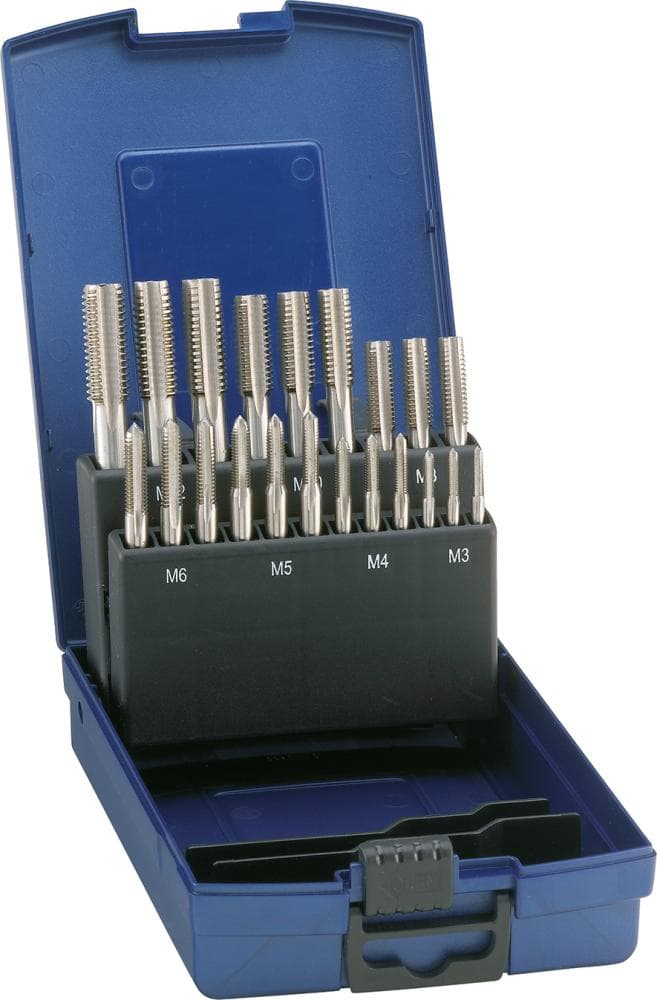 Set tarozi de mână HSS, M3-M12, blank, DIN 352, FORUM