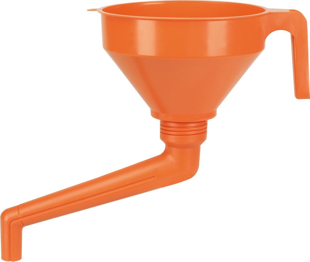 Pâlnie din polietilenă cu sită, tub golire în unghi, 1.2l, Ø160mm, PRESSOL