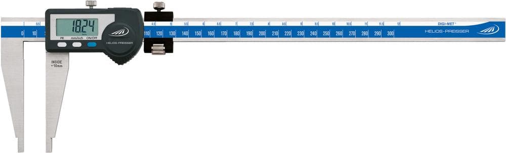 Subler digital fără vârfuri, 300x90mm, citire 0.01mm, DIN 862, HELIOS PREISSER