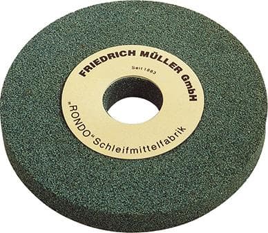 Piatră abrazivă, carbură de siliciu verde, granulație 80, 150x20 mm, gaură 32/20 mm, Müller
