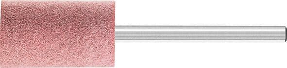 Piatră de șlefuit cilindrică POLIFLEX AR, 4x8 mm, granulație 120, coadă 3 mm, PFERD