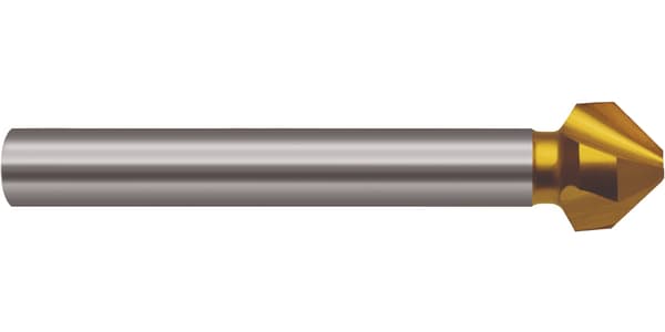 Adâncitor conic 90° HSS (327), TiN, DIN 335, forma C, Ø 5–31 mm, GÜHRING