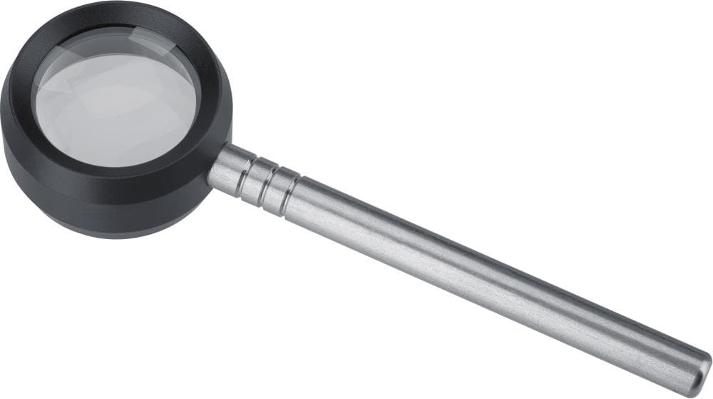 Lupă cu mâner Tech-Line, Ø 28 mm, 10x, SCHWEIZER