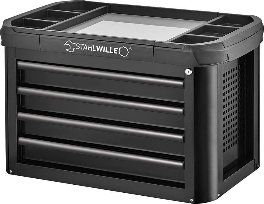 Dulap de scule TTS 93 TOP BOX, 4 sertare, 477x750x465 mm, negru, STAHLWILLE