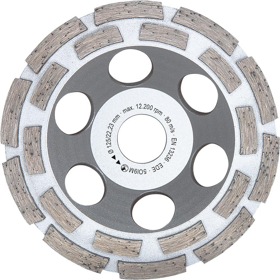 Disc de șlefuire diamantat, 125x22.23x21 mm, FORUM