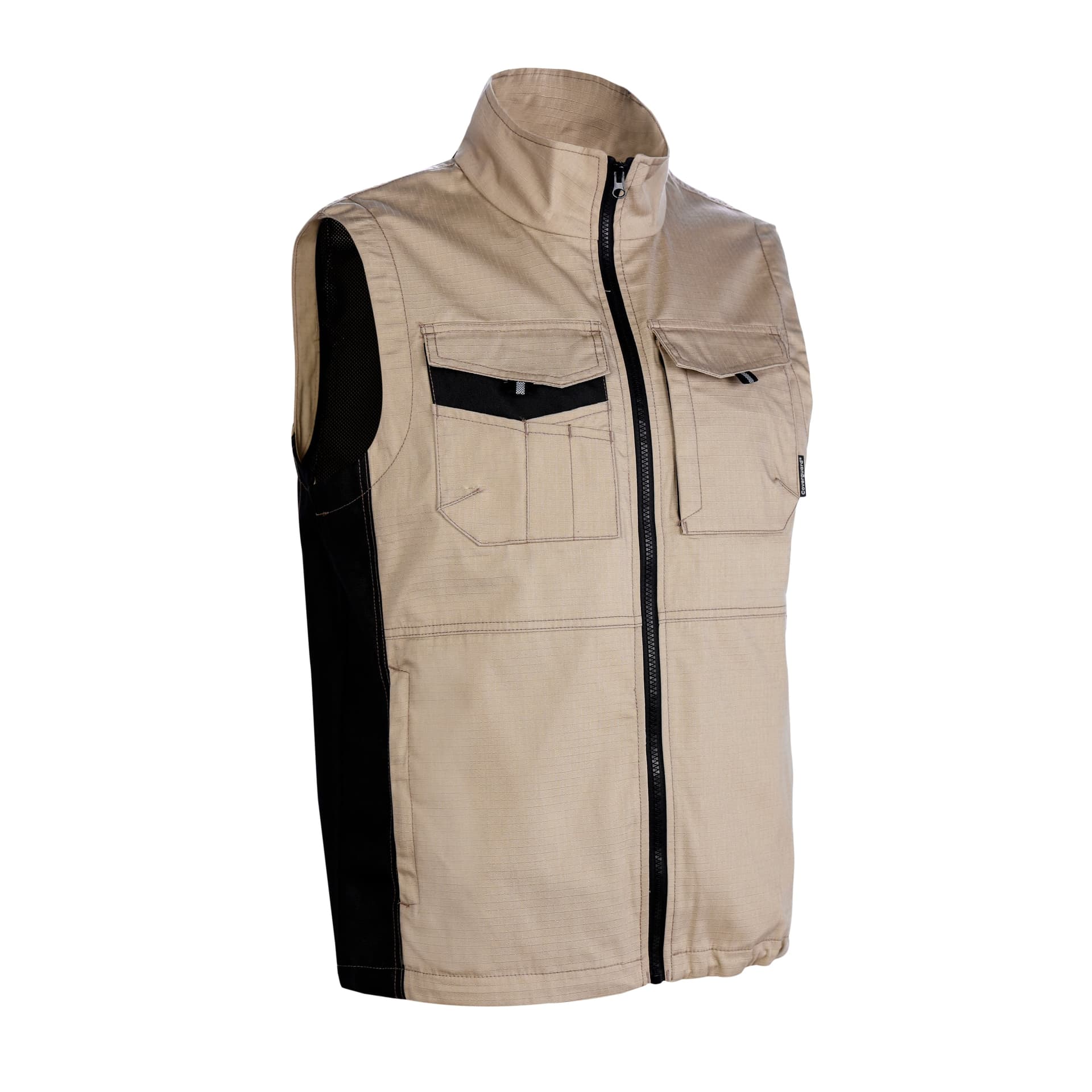 Vestă OROSI ripstop, bej, mărimea 3XL, Coverguard